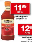 Wellington's Tamatiesous-700ml