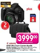 Canon SX40 Ultra Zoom Camera Bundle