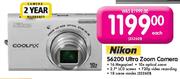 Nikon S6200 Ultra Zoom Camera