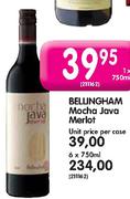 Bellingham Mocha Java Merlot-6x750ml