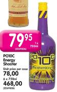 PO10C Energy Shooter-6x750ml