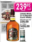Chivas Regal 12 YO Blended Scotch Whisky-750ml