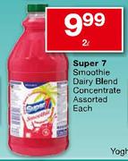 Super 7 Smoothie Dairy Blend Concentrate-2Ltr