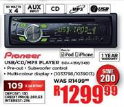 Pioneer USB/CD/MP3 Player