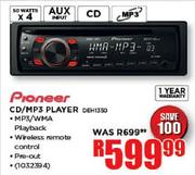 Pioneer CD/MP3 Player(DEH1350)