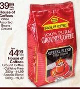 House of Coffees Ground Coffee Special Blend-500g Each
