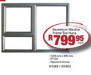 Aluminium Window Frame Top Hung-1200 mm x 900 mm Each