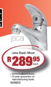 Isca Lime Basin Mixer-Each