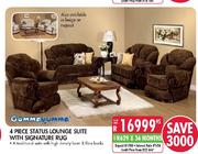 Special Gomma Gomma 4 Piece Status Lounge Suite With Sigature Rug m.guzzle .za