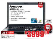 Lenovo Notebook(i3-380)