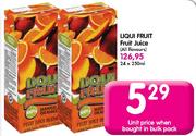 Liqui Fruit Fruit Juice(All Flavours)-24x250ml 