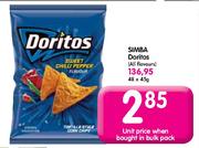 Simba Doritos(All Flavours)-48x45gm 