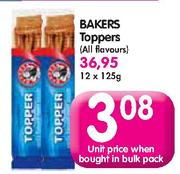 Bakers Toppers(All Flavours)-12x125gm 