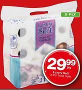 Luxury Soft 2 Ply Toilet Rolls-9's