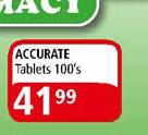 Accurate Tablets-100's 