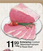 Enterprise Cooked Silverside/Pastrami & Roast Beef-100g