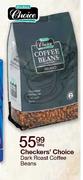 Checkers' Choice Dark Roast Coffee Beans-500g