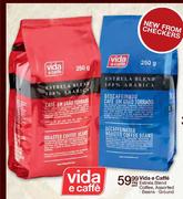 Vida e Caffe Estrela Blend Coffee, Assorted (Beans/Ground)-250g each