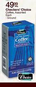 Checkers' Choice Coffee, Assorted Each (Ground)-500g