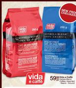 Vida e Caffe Estrela Blend Coffee, Assorted (Beans/Ground)-250g each