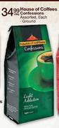House of Coffees Confessions Assorted, Each (Ground)-250g