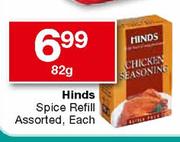 Hinds Spice Refill Assorted Each-82g