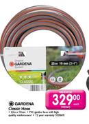 Gardena Classic Hose-25m x 19mm Each