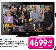 Sony 40" (102cm) Full HD LCD TV(KLV-40BX450)