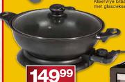Ottimo Non-Stick Wok With Glass Lid-Each