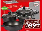 Prochef Cast Aluminium Cookware Set-7 Piece