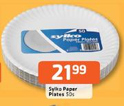 Sylko Paper Plates-50's