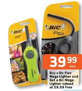 Bic Flex Mega Lighter-each