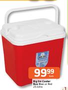 Big Jim Cooler Box Blue or Red-25 Ltr