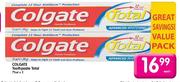 Colgate Toothpaste Total-2x75ml