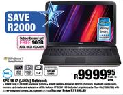 Dell XPS 15 i7 (L502x) Notebook