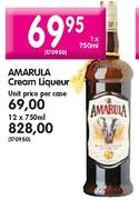 Amarula Cream Liqueur-12x750ml