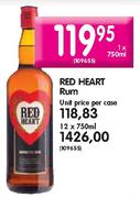 Red Heart Rum-750ml