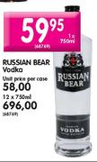 Russian Bear Vodka-750ml