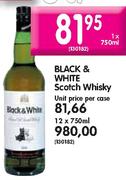 Black & White Scotch Whisky-750ml
