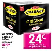 Wilson's Champion Toffees Each