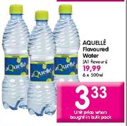Aquelle Flavoured Water-500ml Each