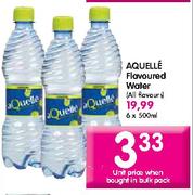 Aquelle Flavoured Water-6 x 500ml