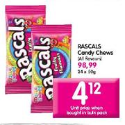 Rascals Candy Chews-24 x 50gm