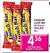 Cadbury Lunch Bar Each