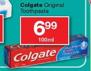 Colgate Original Toothpaste-100ml