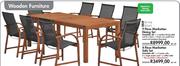 Terrace Leisure 9 Piece Manhattan Dining Set