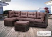 Terrace Leisure 6 Piece Wisconsin Modular Wicker Set