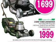 Southern Crass Turbo Lawnmower-2300W