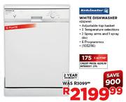 Kelvinator White Dishwasher(KD12WW1)