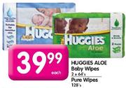 Huggies Pure Wipes-128's Each